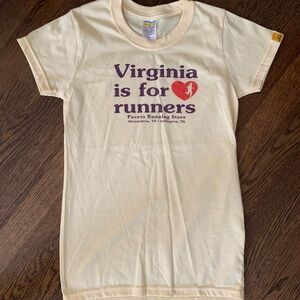 VA is for Runners (Pacers Running Store) t-shirt, Size S